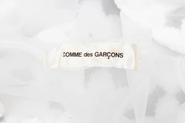 COMME des GARCONS Front Star Knit Switching Mesh Tank Top K-172221_012
