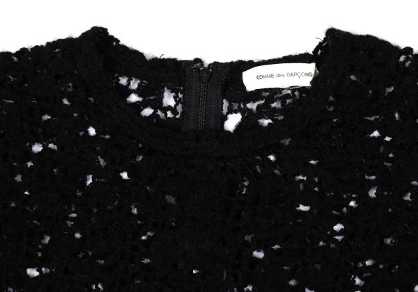 COMME des GARCONS Flower Lace Knit Short Sleeve Knit K-172222_003