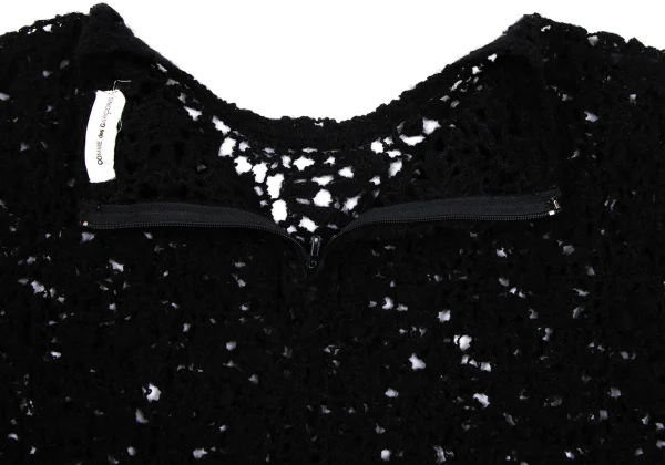 COMME des GARCONS Flower Lace Knit Short Sleeve Knit K-172222_008