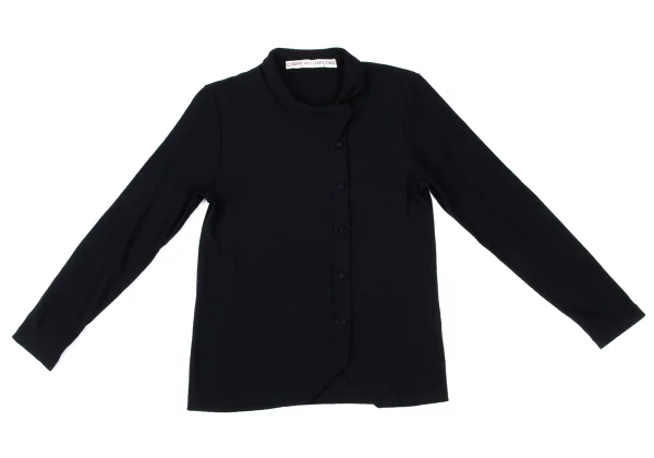 COMME des GARCONS Wool Asymmetry Design Knit Shirt K-172224_002