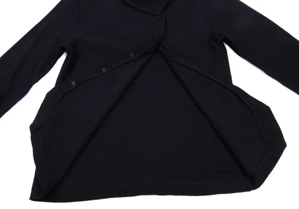 COMME des GARCONS Wool Asymmetry Design Knit Shirt K-172224_010