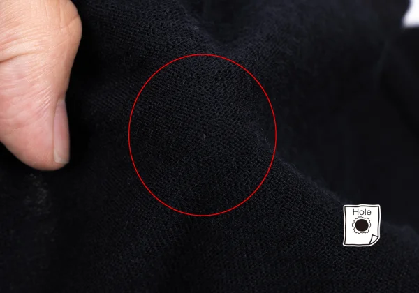 COMME des GARCONS Wool Asymmetry Design Knit Shirt K-172224_012