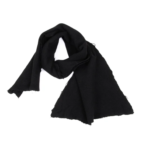 COMME des GARCONS Fulling Design Stole Black  K-172227_001