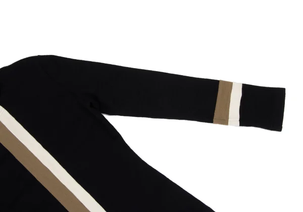 COMME des GARCONS×Peggy Moffitt Wool Fulling Line Switching Top K-172228_004