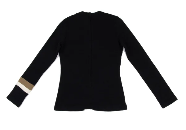 COMME des GARCONS×Peggy Moffitt Wool Fulling Line Switching Top K-172228_009
