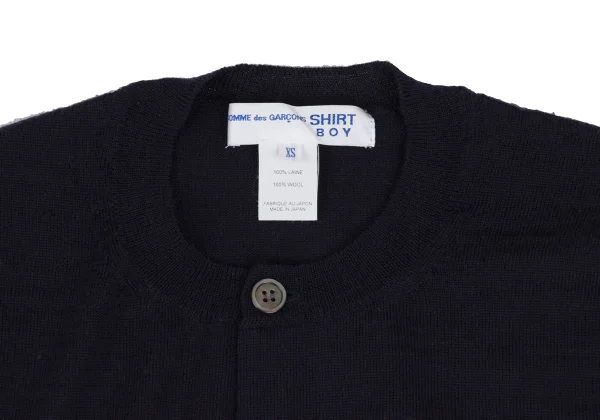 COMME des GARCONS SHIRT BOY Wool House Jacquard Cardigan K-172229_004