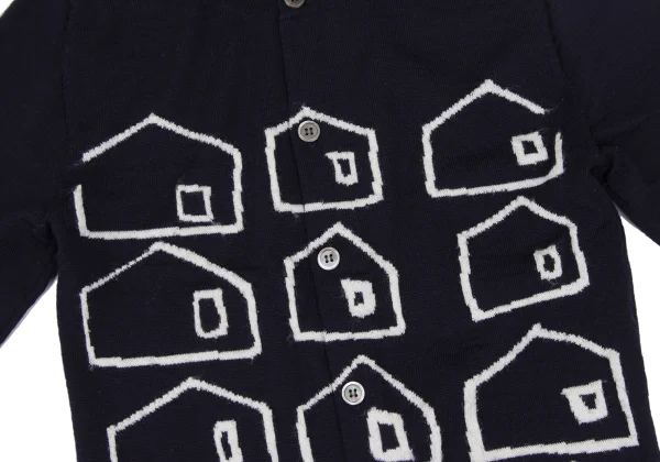 COMME des GARCONS SHIRT BOY Wool House Jacquard Cardigan K-172229_006