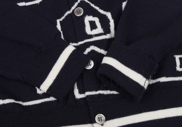 COMME des GARCONS SHIRT BOY Wool House Jacquard Cardigan K-172229_008