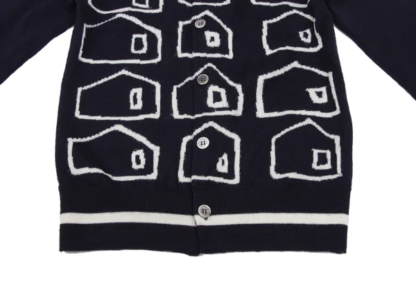 COMME des GARCONS SHIRT BOY Wool House Jacquard Cardigan K-172229_009