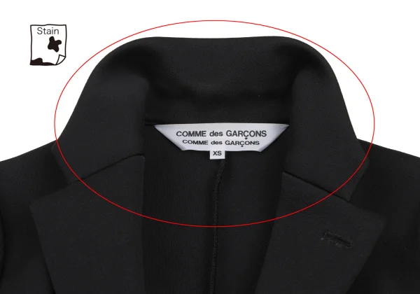 COMME des GARCONS Poly Back Out-seam Design Jacket K-172231_005
