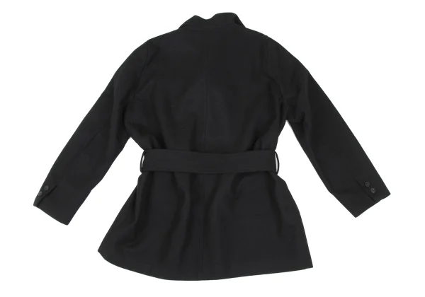 tricot COMME des GARCONS Wool Blend Design Collar Belted Jacket K-172232_014
