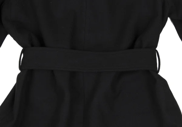 tricot COMME des GARCONS Wool Blend Design Collar Belted Jacket K-172232_015