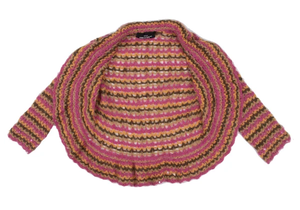 tricot COMME des GARCONS Sequin-embellished Buttonless Low-gauge Knit Jacket K-172233_008