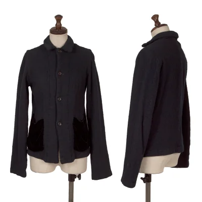 robe de chambre COMME des GARCONS Velour Pocket Design Brushed Jacket