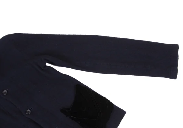 robe de chambre COMME des GARCONS Velour Pocket Design Brushed Jacket K-172235_005