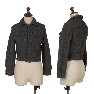 JUNYA WATANABE COMME des GARCONS Snap Button Knit Trucker Jacket