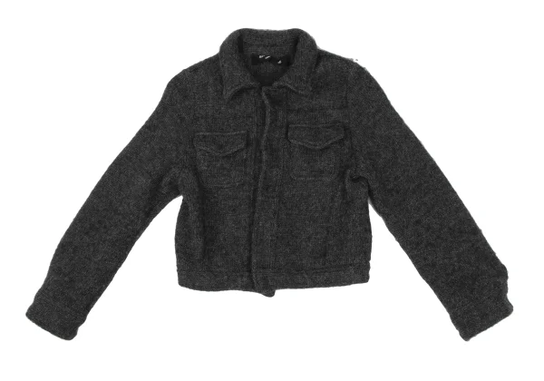 JUNYA WATANABE COMME des GARCONS Snap Button Knit Trucker Jacket K-172244_002