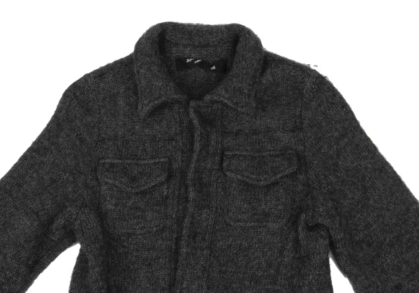 JUNYA WATANABE COMME des GARCONS Snap Button Knit Trucker Jacket K-172244_003