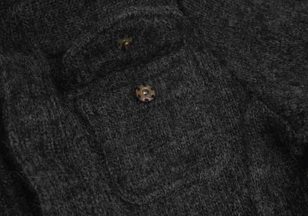 JUNYA WATANABE COMME des GARCONS Snap Button Knit Trucker Jacket K-172244_005