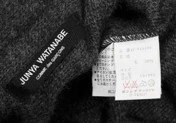 JUNYA WATANABE COMME des GARCONS Snap Button Knit Trucker Jacket K-172244_015