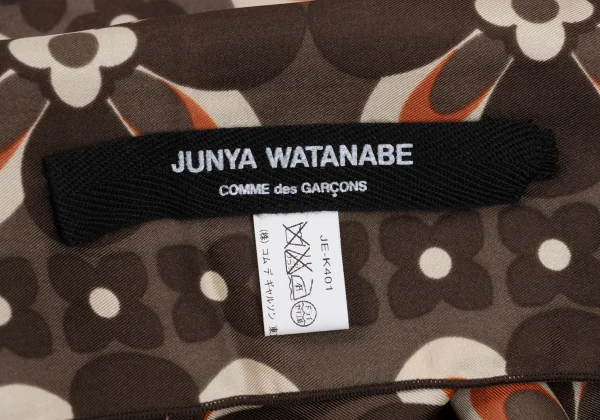 JUNYA WATANABE COMME des GARCONS Silk Floral Print Scarf K-172246_009
