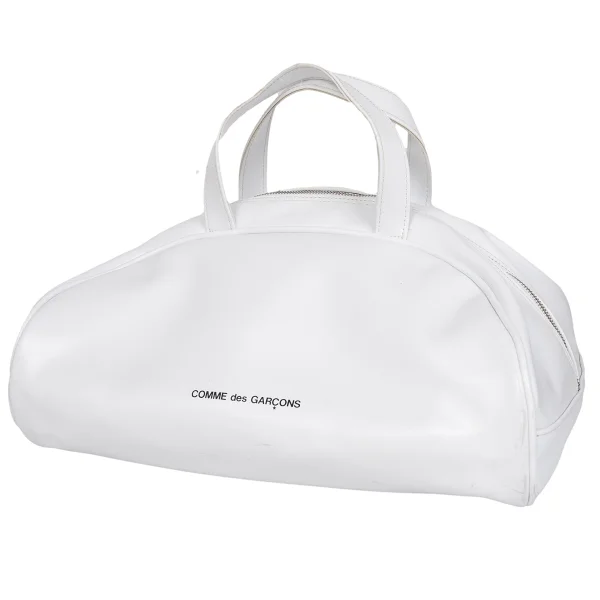 COMME des GARCONS Synthetic Leather Hand Bag White  K-172249_001