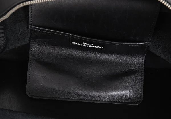 tricot COMME des GARCONS Deformation Leather Handbag K-172251_018
