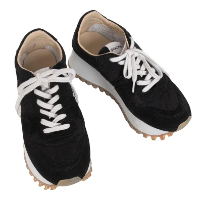 COMME des GARCONS SPALWART Suede & Nylon Platform Sneakers
