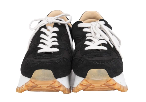 COMME des GARCONS SPALWART Suede & Nylon Platform Sneakers K-172253_004