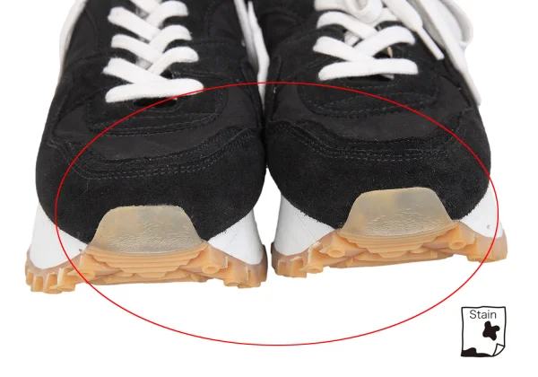 COMME des GARCONS SPALWART Suede & Nylon Platform Sneakers K-172253_005
