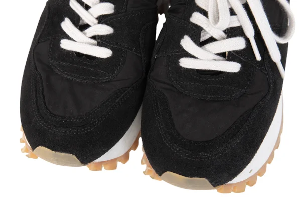 COMME des GARCONS SPALWART Suede & Nylon Platform Sneakers K-172253_006