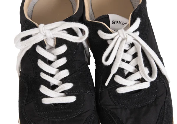COMME des GARCONS SPALWART Suede & Nylon Platform Sneakers K-172253_007