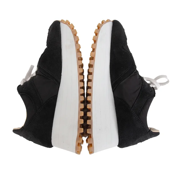 COMME des GARCONS SPALWART Suede & Nylon Platform Sneakers K-172253_009
