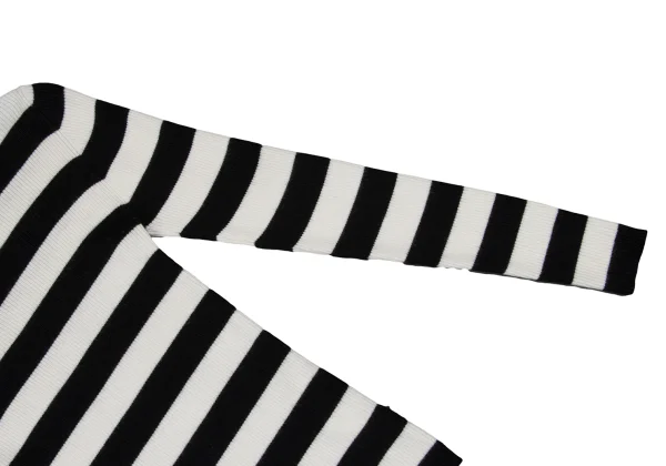 To b.by agnes b. Striped Turtleneck Rib Knit Top K-172256_005