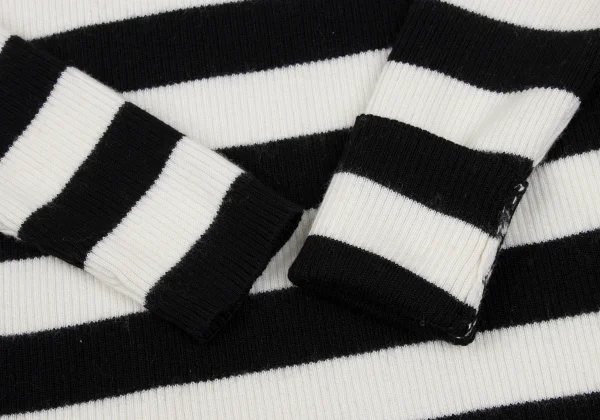 To b.by agnes b. Striped Turtleneck Rib Knit Top K-172256_006