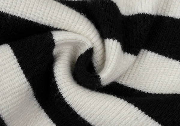 To b.by agnes b. Striped Turtleneck Rib Knit Top K-172256_012