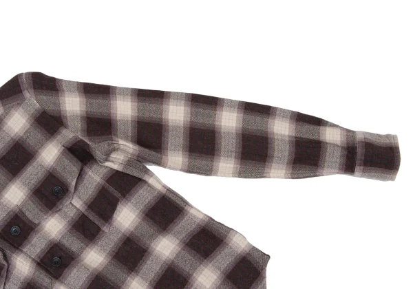 Ralph Lauren Rayon Wool Checked Flannel Shirt K-172257_009