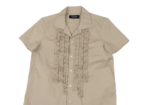 DSQUARED2 Frill Paste Stretch Open-Collar Shirt K-172258_003