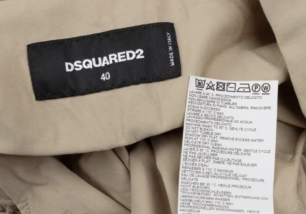 DSQUARED2 Frill Paste Stretch Open-Collar Shirt K-172258_015