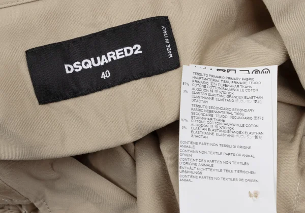 DSQUARED2 Frill Paste Stretch Open-Collar Shirt K-172258_016