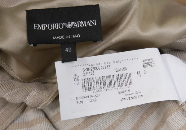 EMPORIO ARMANI Poly Blend Double Zip Blouson K-172259_016