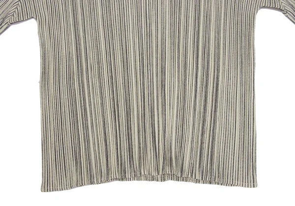 PLEATS PLEASE Pleats Stripe Skipper Top K-172260_007