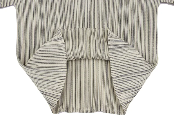 PLEATS PLEASE Pleats Stripe Skipper Top K-172260_008