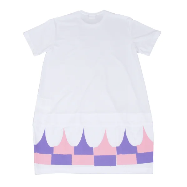 COMME des GARCONS HOMME PLUS Hem Printed Balloon Long T Shirt K-172261_014