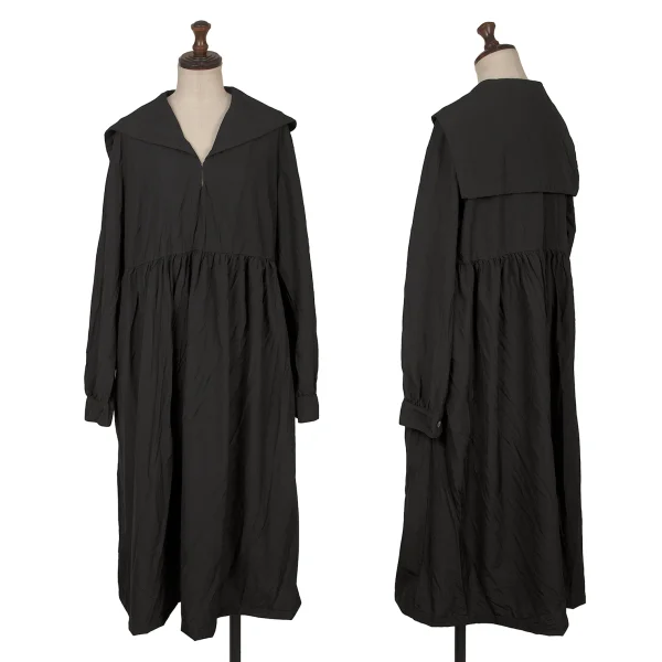 COMME des GARCONS GIRL Polyester Sailor Collar Dress Black M K-172263_001