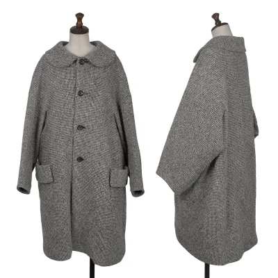 COMME des GARCONS Quilt-Lined Padded Tweed Coat