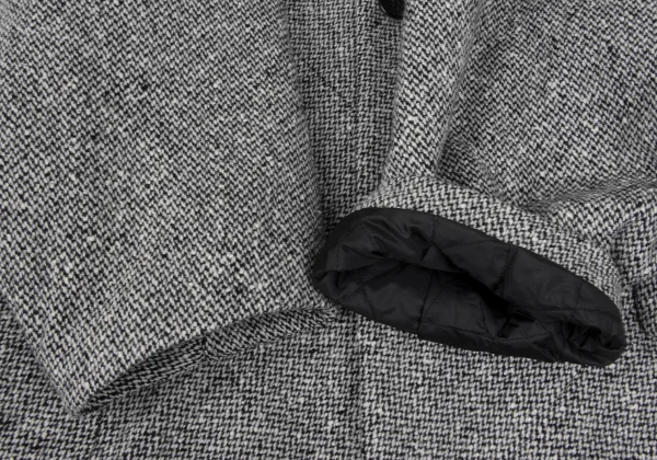COMME des GARCONS Quilt-Lined Padded Tweed Coat K-172265_007