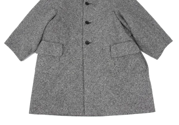 COMME des GARCONS Quilt-Lined Padded Tweed Coat K-172265_008