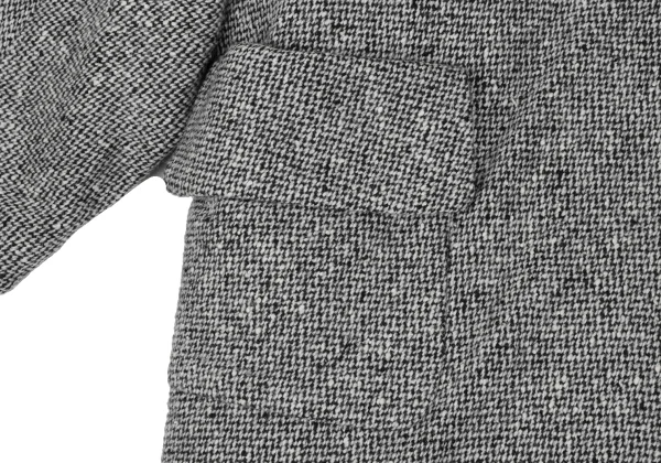 COMME des GARCONS Quilt-Lined Padded Tweed Coat K-172265_009