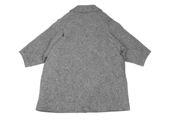 COMME des GARCONS Quilt-Lined Padded Tweed Coat K-172265_011